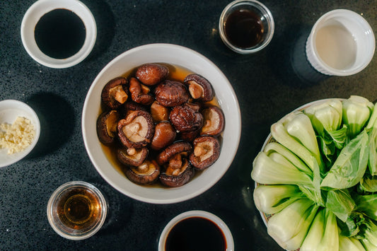 Braised Mushrooms & Bok Choy Recipe: Lunar New Year